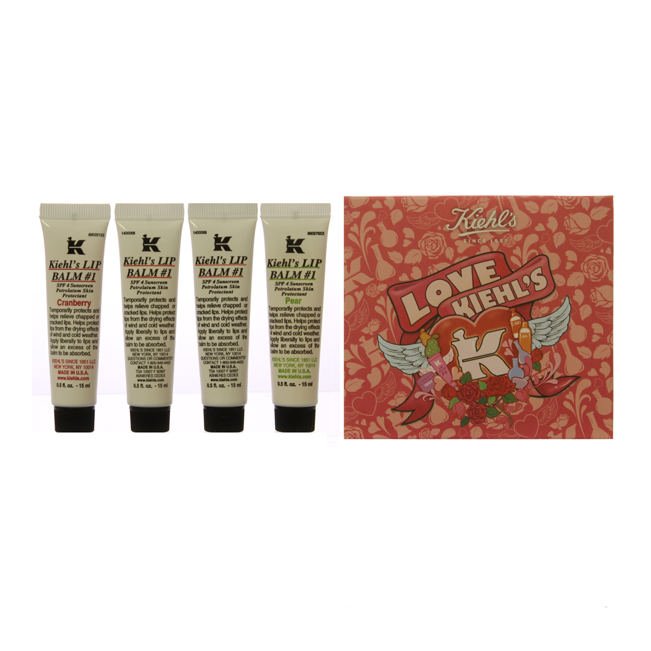 キールズ ラブ フロム キールズ リップバーム セット 15ml × 4