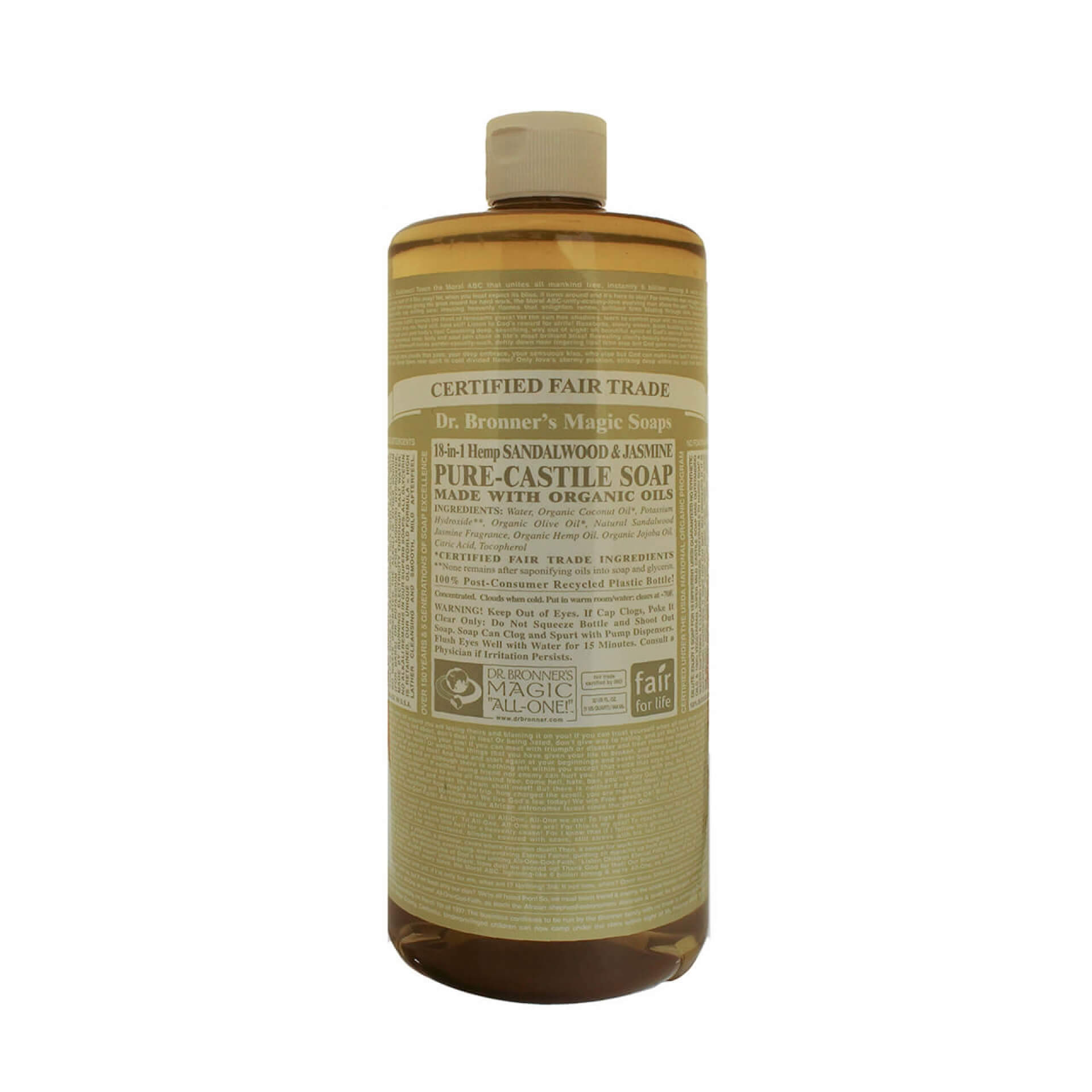 ドクターブロナー マジックソープ(液体) サンダルウッド&ジャスミン 944ml