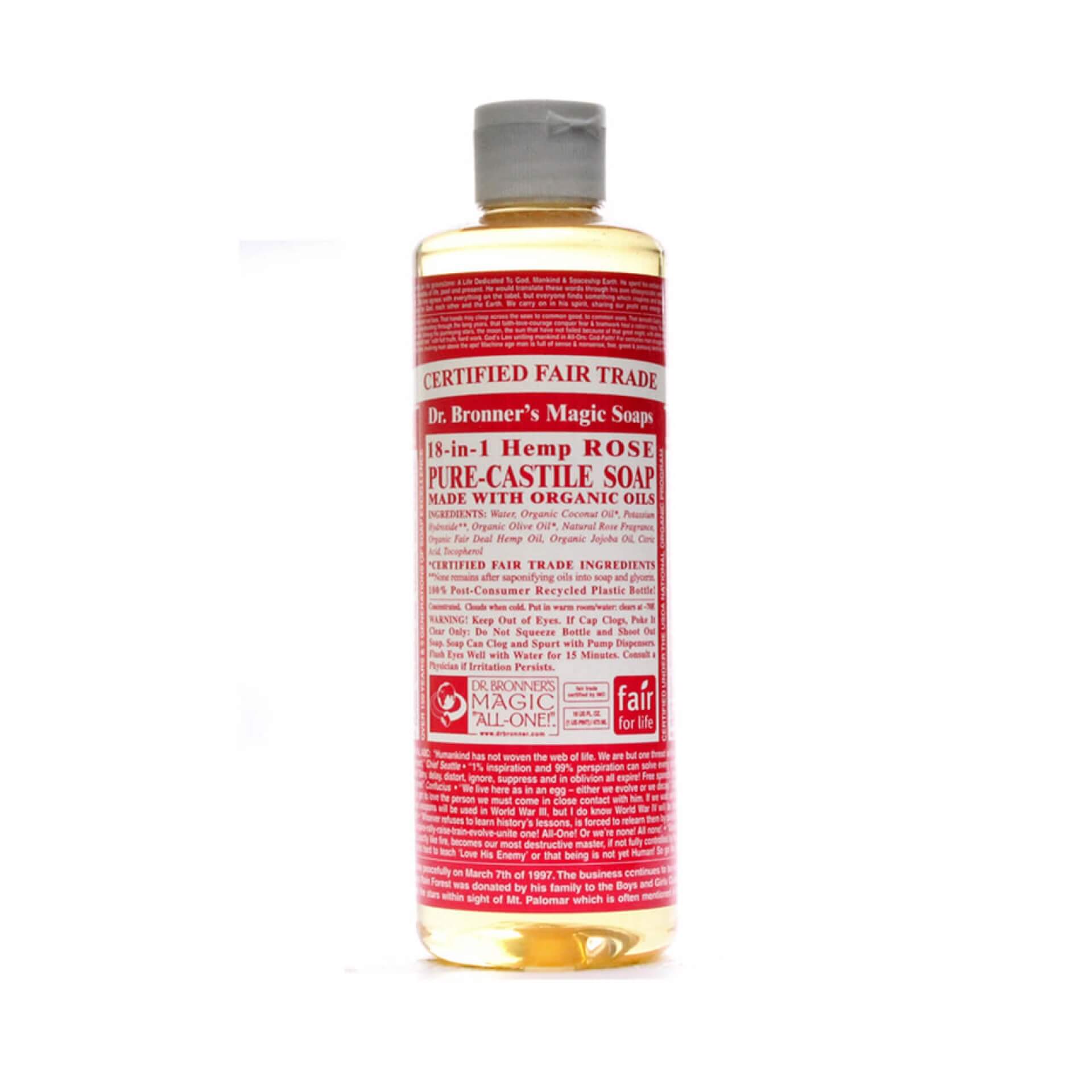 ドクターブロナー マジックソープ(液体) ローズ 473ml