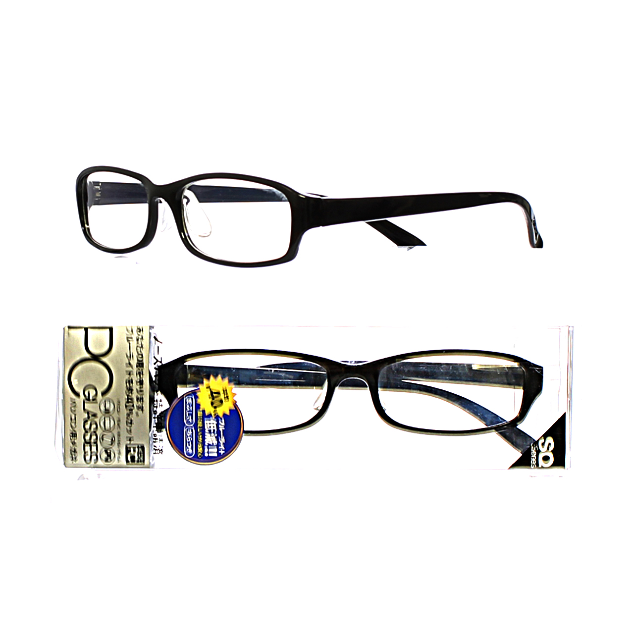 405 PCメガネ 405PC SQ2 グロスブラック