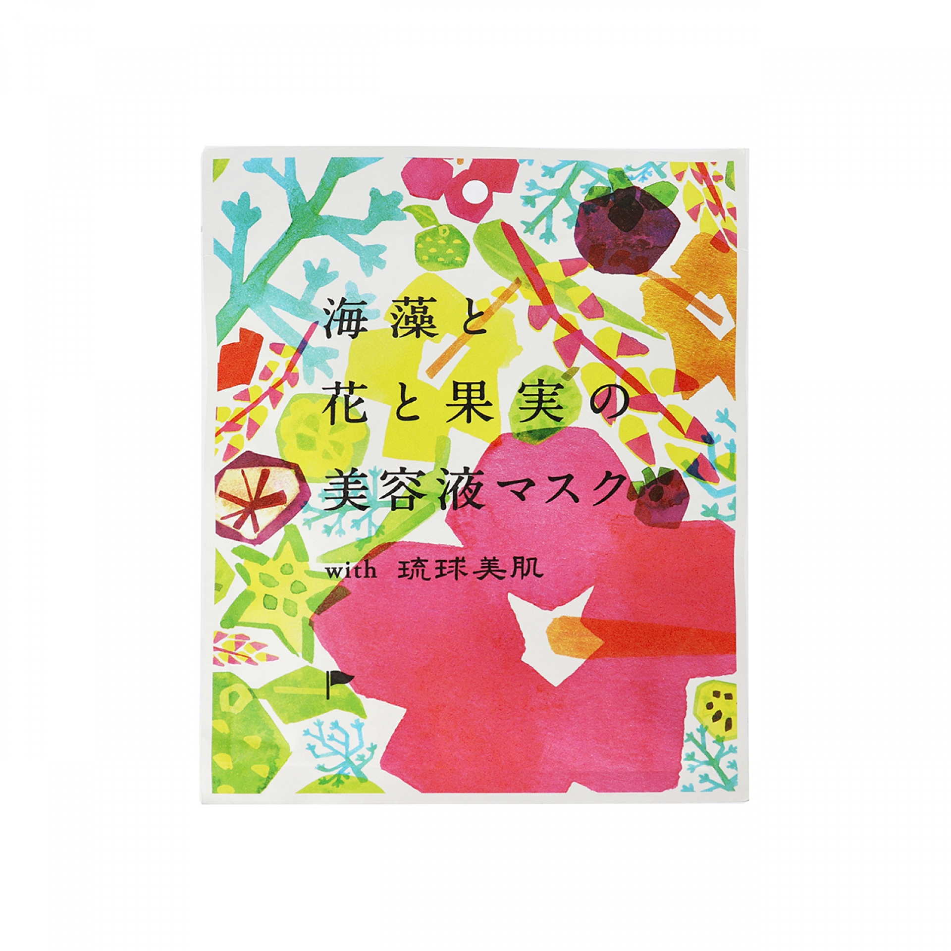 アットコスメニッポン 海藻と花と果実の美容液マスク with 琉球美肌 3枚入