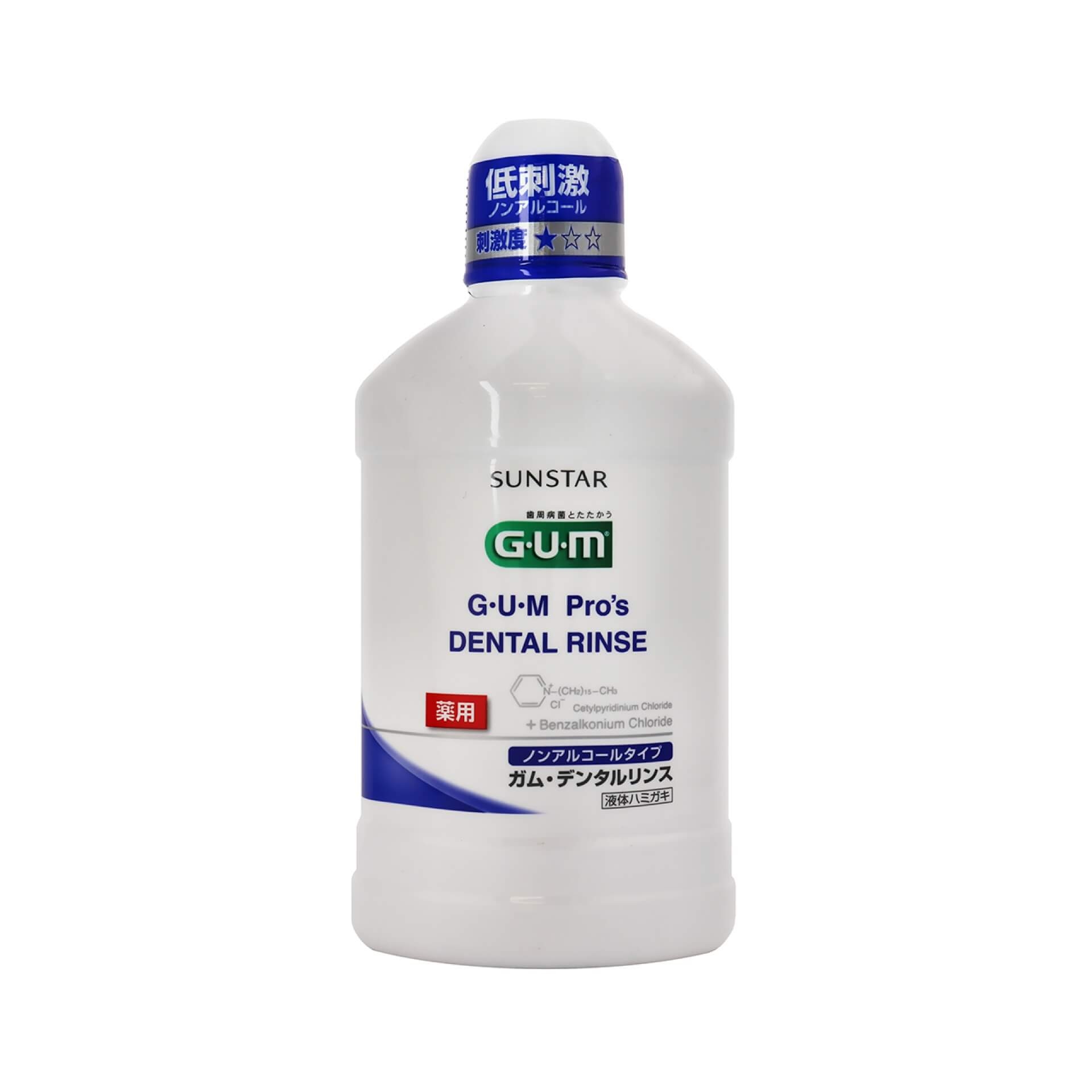 サンスター ガムプロズ デンタルリンス ノンアルコール 500ml
