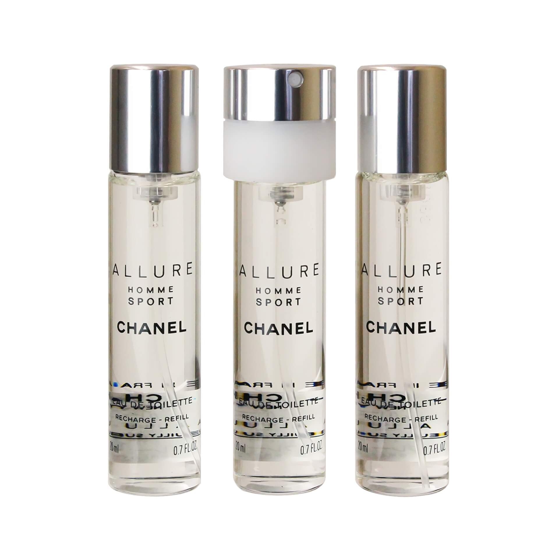 シャネル アリュール フォーメン スポーツ オードトワレ 20ml x 3 リフィル