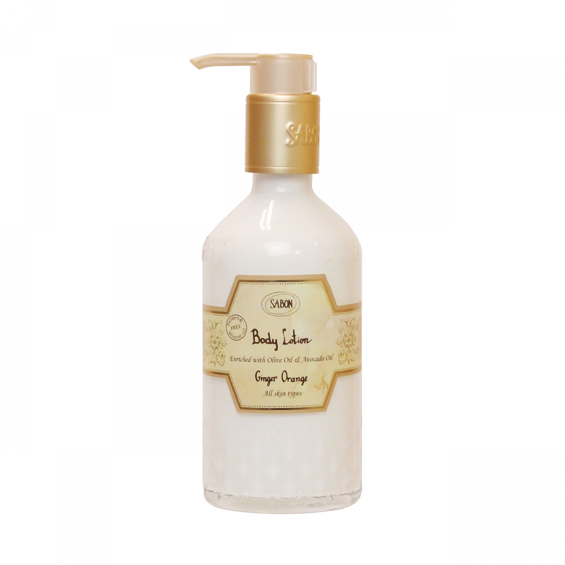 サボン SABON ボディローションポンプタイプ #ジンジャーオレンジ 200ml