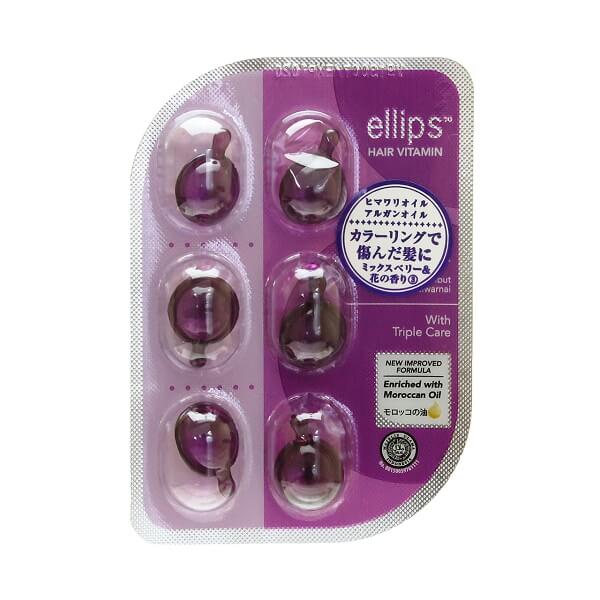 エリップス ヘアビタミン 6粒入シート #パープル 6粒