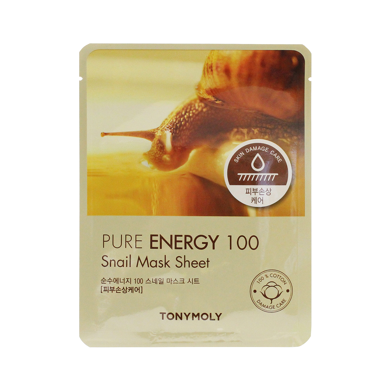 トニーモリー ピュアエナジー100 スネイルマスクシート 21g × 1