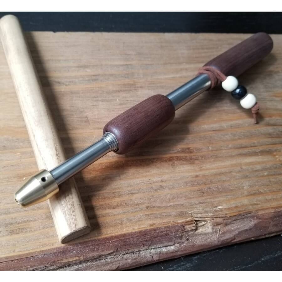 グリーンメープル ファイヤーブラスター 火吹き棒 伸縮 #ブラックウォルナット