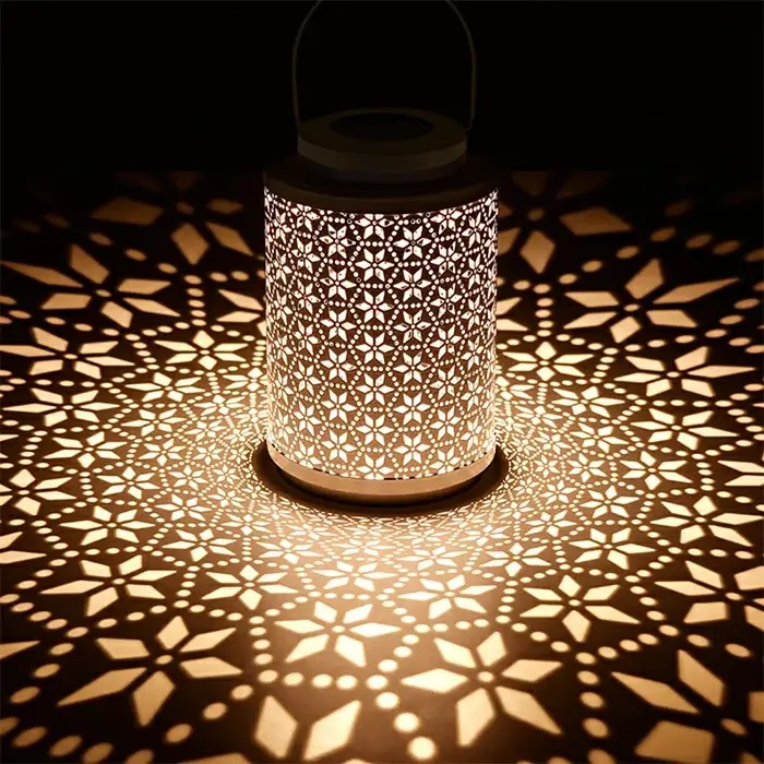 カメヤマ ＬＥＤソーラーハニカム ランタン