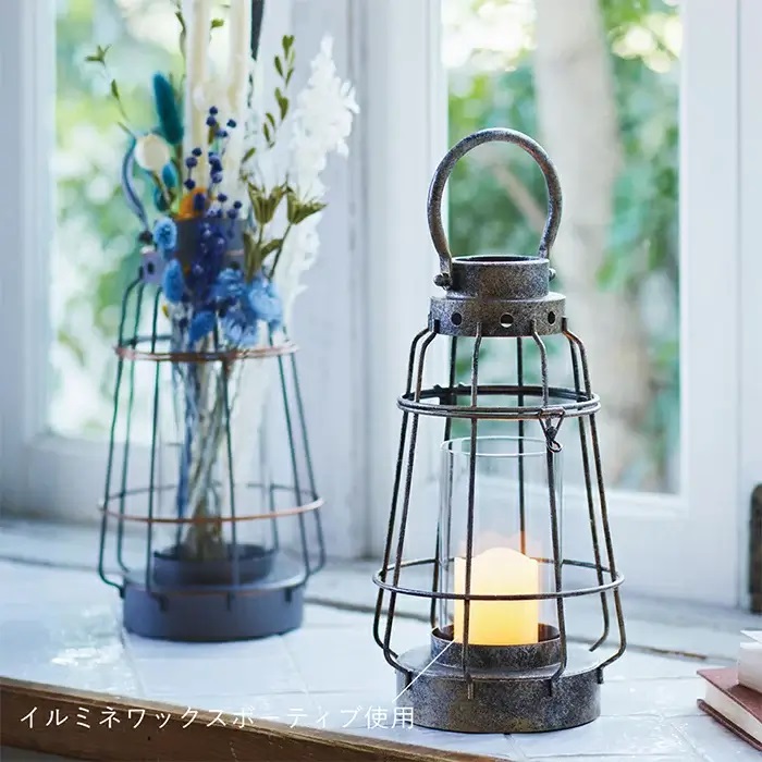 カメヤマ トゥルム ランタン Ｓ アンティークゴールド